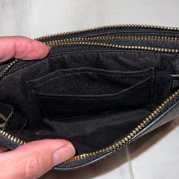 Coach Wristlet Signature Monogram Classic Brown double Zipper wallet - Picture 10 of 11